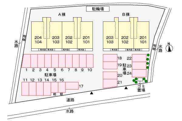 駐車場 オーブリーアサノ　Ｂ