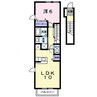 ＳＵＮ　ＳＱＵＡＲＥ新地　Ａ 1LDKの間取り