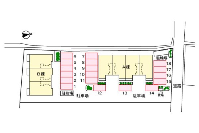 駐車場 サンパティーク・メゾンＡ