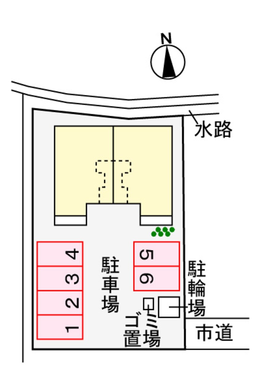 駐車場 メゾン・ド・ローズ