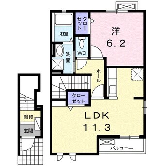 間取図 レジデンスＫ
