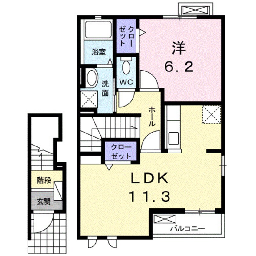 間取図 レジデンスＫ