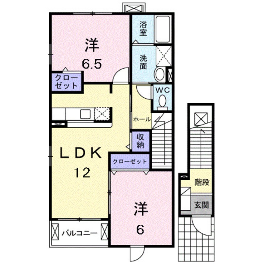 間取図 ロイヤルスクウェア　一宮Ⅲ