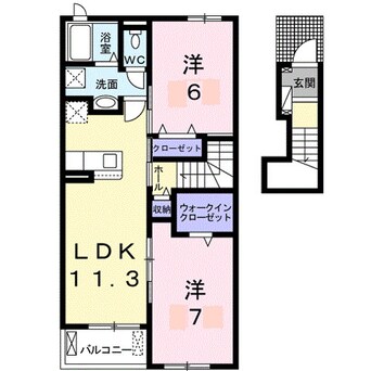 間取図 ヘリオス木太Ⅰ