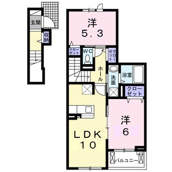 間取図 ニューマリッチ西岡