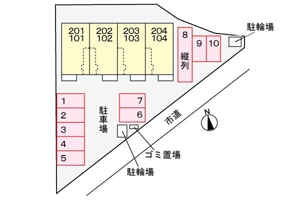 駐車場 グラットシエル