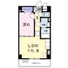 エトワールⅢ 1LDKの間取り