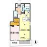 ZEFIRO 1LDKの間取り
