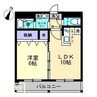 ａｍ’ｓ４観光町 1LDKの間取り