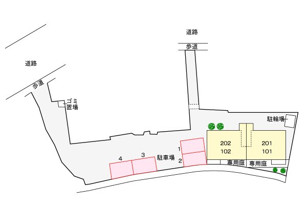 駐車場 サニーコ－ト　土居