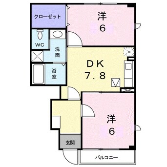 間取図 エスト・モンターニュ