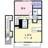 フォンモンターニュ 1LDKの間取り