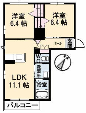 間取図 ハンプトンコート