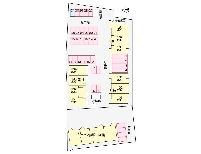 駐車場 ルピナスⅡ
