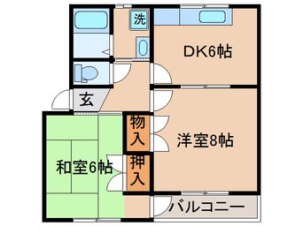 間取図 ハイツ武田