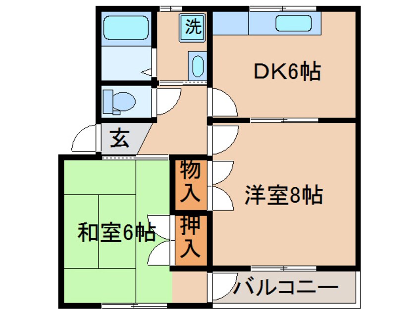 間取図 ハイツ武田