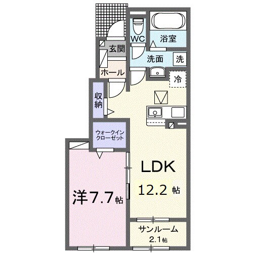 間取り図 ウィンクルムＢ