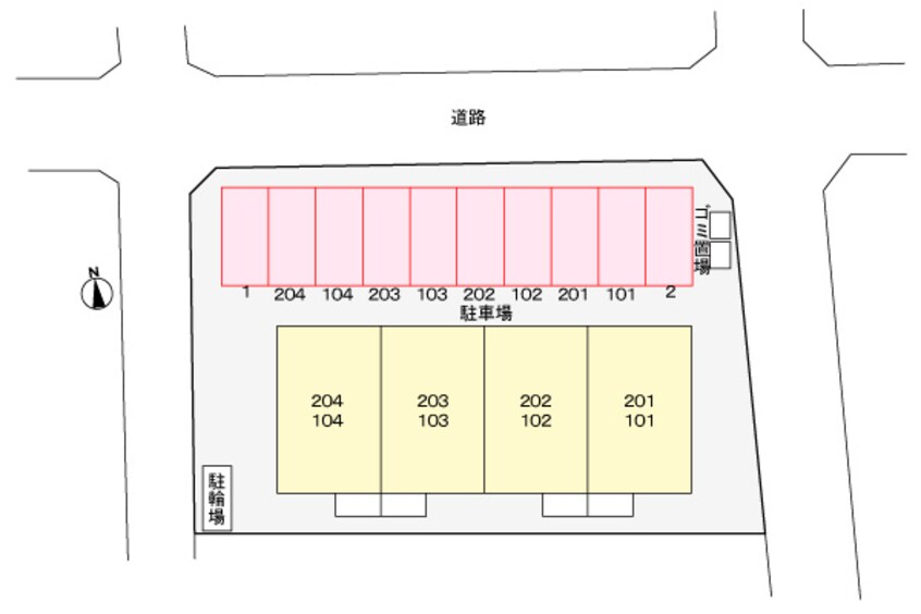 駐車場 ニューエルディム伏石