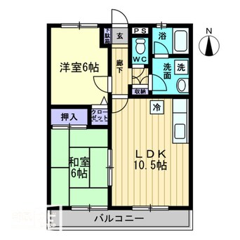 間取図 グレースハタオカ