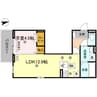 アルチェヴィータ 1LDKの間取り