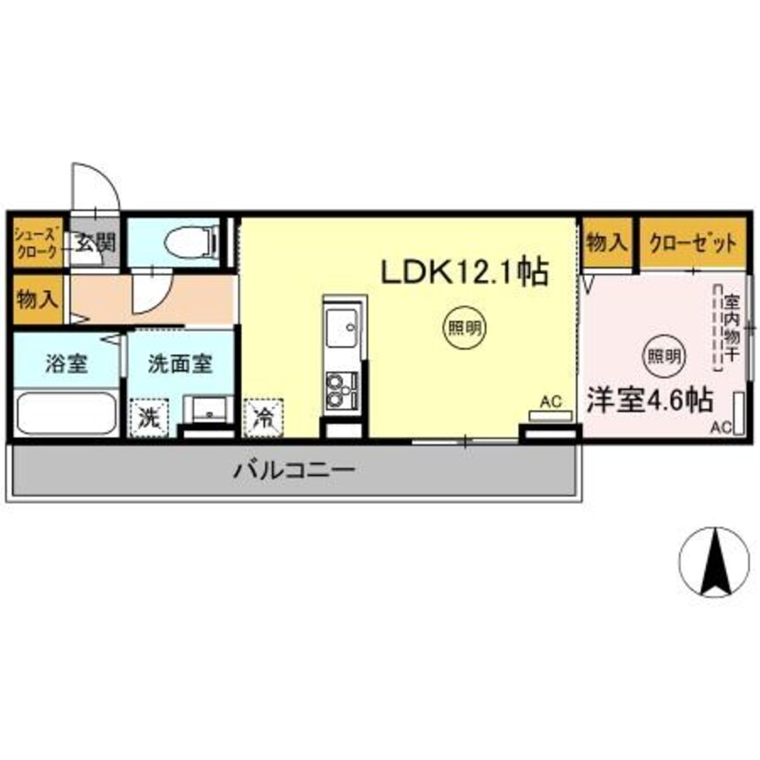 間取図 カルテット B棟