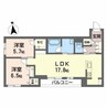 フォルトゥーナディオ 2LDKの間取り