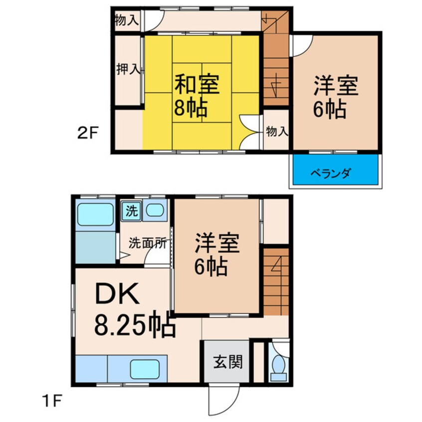 間取図 香西南町一戸建