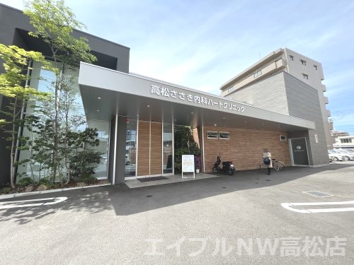 高松ささき内科ハートクリニック(病院)まで6m Ｄｏｌｃｅ扇町