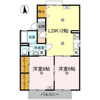 間取図 パラシオ樹太 A棟