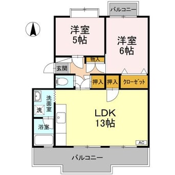 間取図 ピュアハイツ