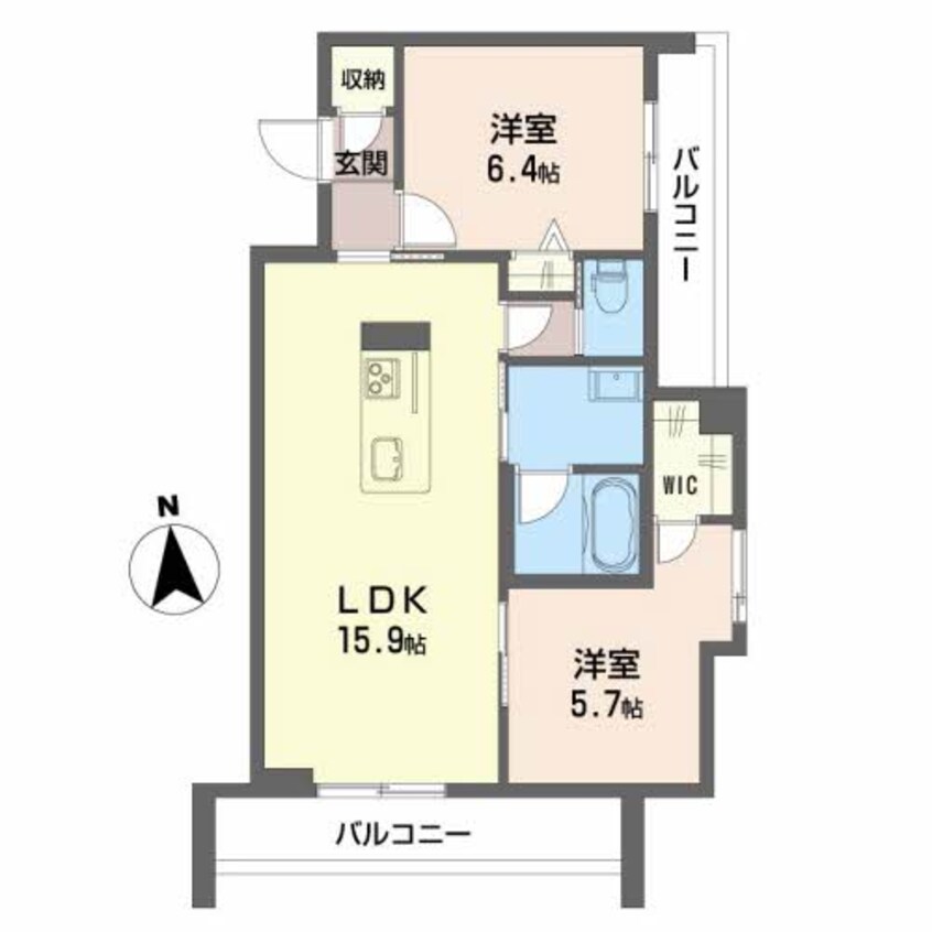 間取図 バルビゾン花園