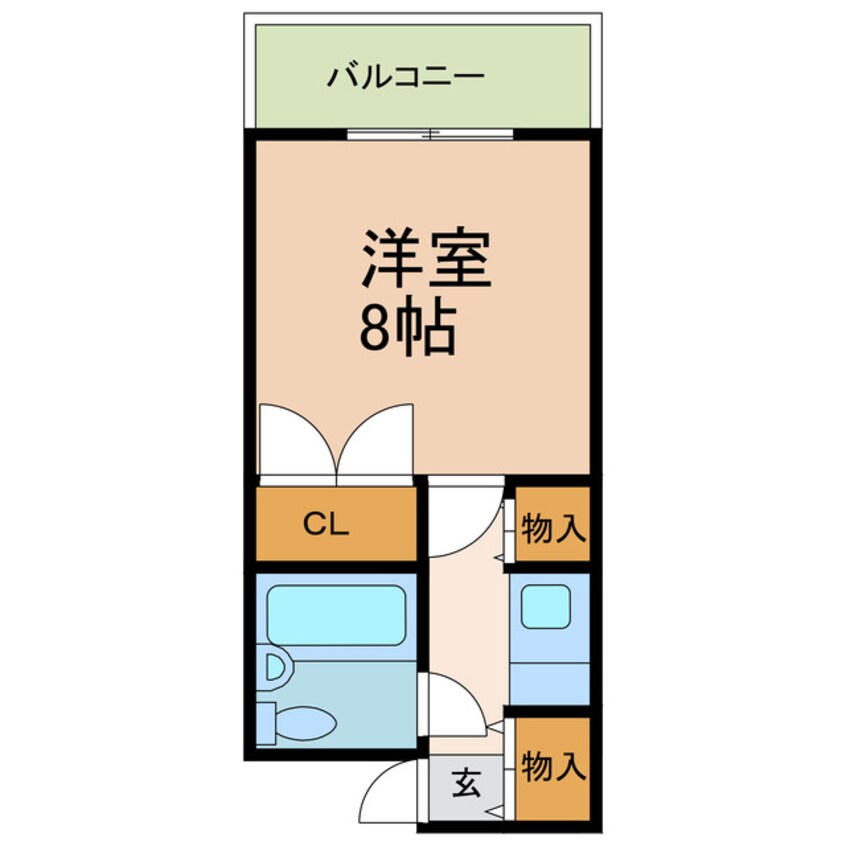 間取図 円尾マンション