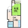 高森ビル 1DKの間取り