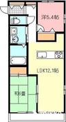 フォブールKMT 2LDKの間取り
