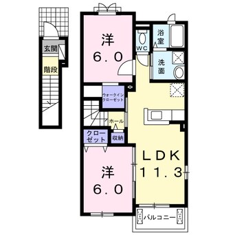 間取図 ナリッシュＬｅｅ　Ⅰ