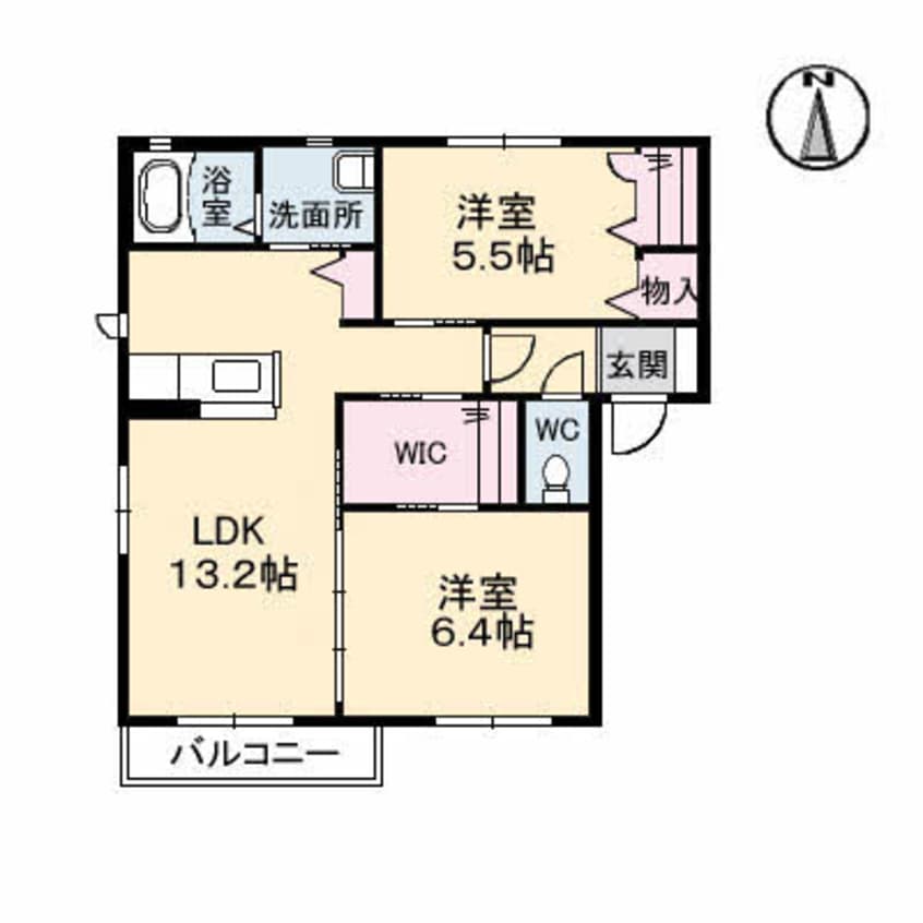 間取図 Fe.モデナ B棟