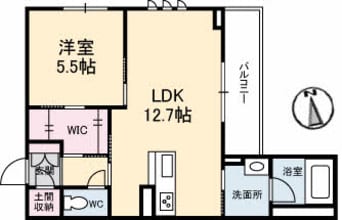 間取図 グランベレオ木太