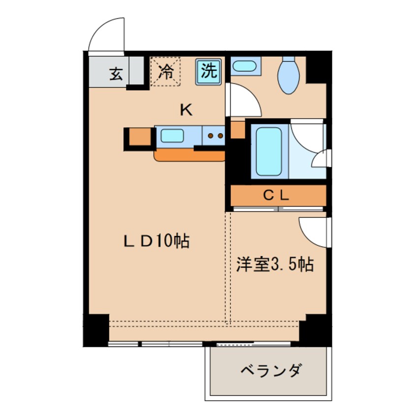 間取図 コリドール丸の内