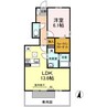 クローリス林町 1LDKの間取り