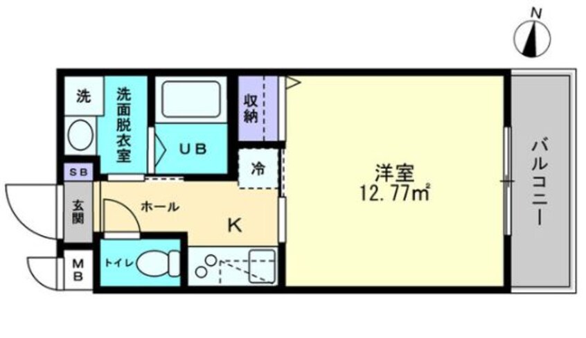 間取図 ラヴィータ扇町