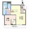 リベル松縄 1LDKの間取り