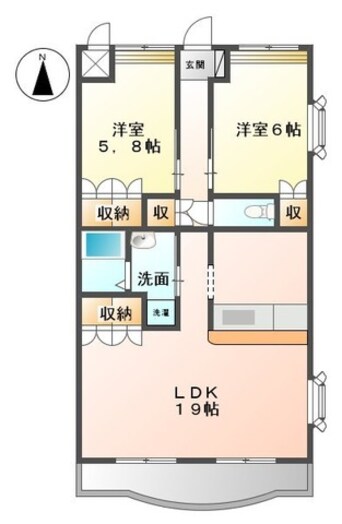 間取図 ファミール三条 Ⅰ