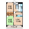 アメニティ上福岡 2LDKの間取り