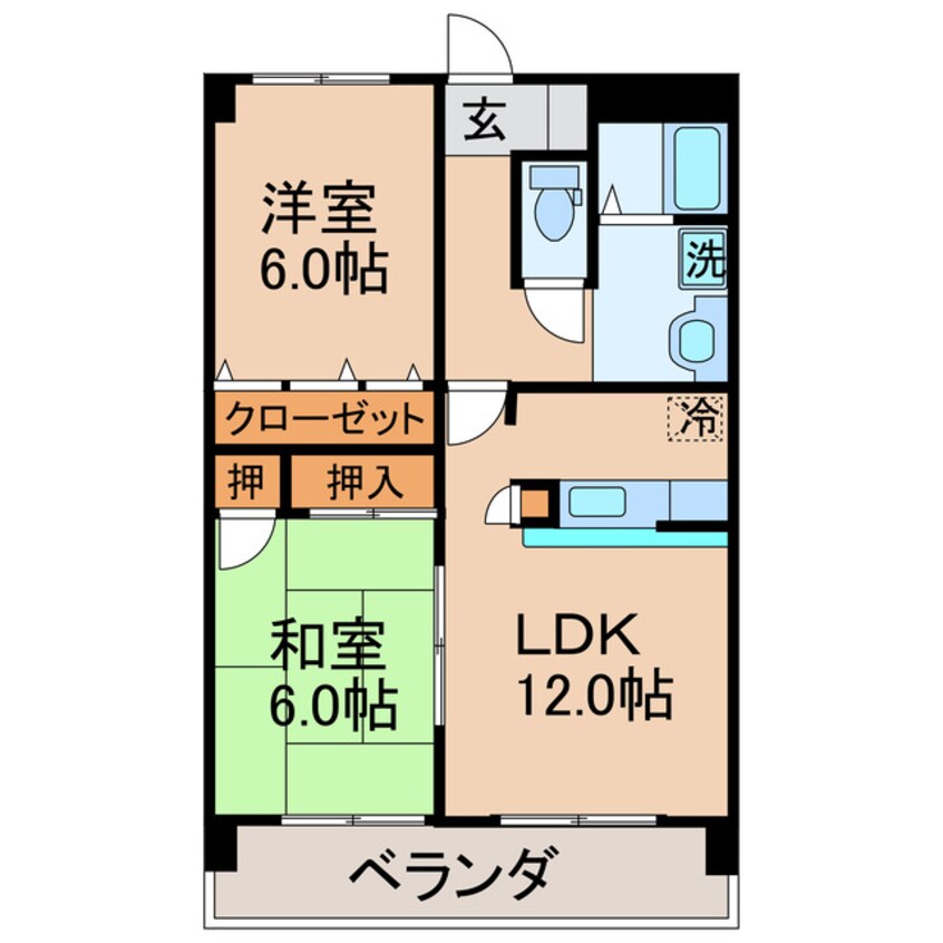 間取図 アメニティ上福岡