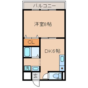 間取図 栗林レインボーマンション