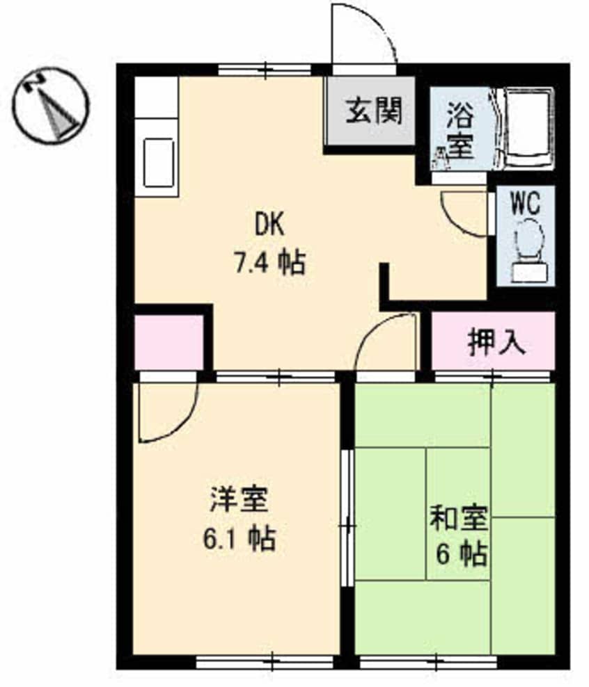 間取図 フレンド・ハイツ