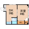 佐野ビル 1DKの間取り