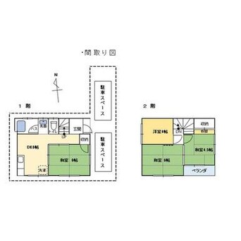 間取図 寺井町戸建