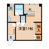 リッチモンド栗林公園 1Kの間取り