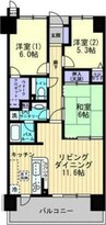 アルファステイツ太田Ⅲ 3LDKの間取り